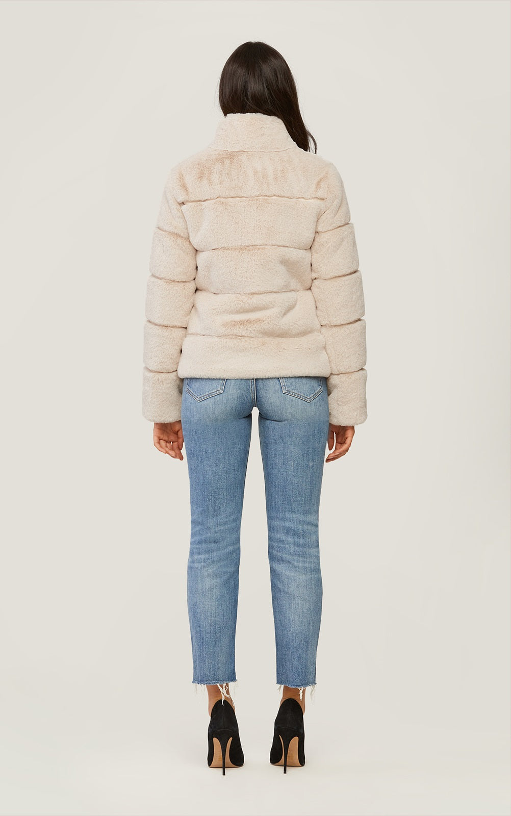 Soia & Kyo - Bea Faux Fur Coat in Sandstone