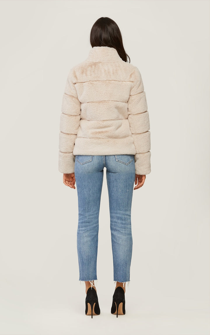 Soia & Kyo - Bea Faux Fur Coat in Sandstone