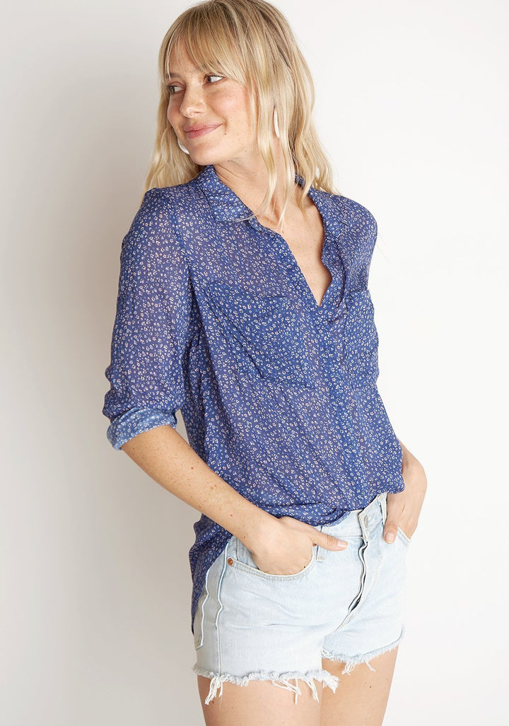 BELLA DAHL - Hipster Shirt in Navy