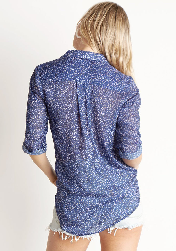BELLA DAHL - Hipster Shirt in Navy