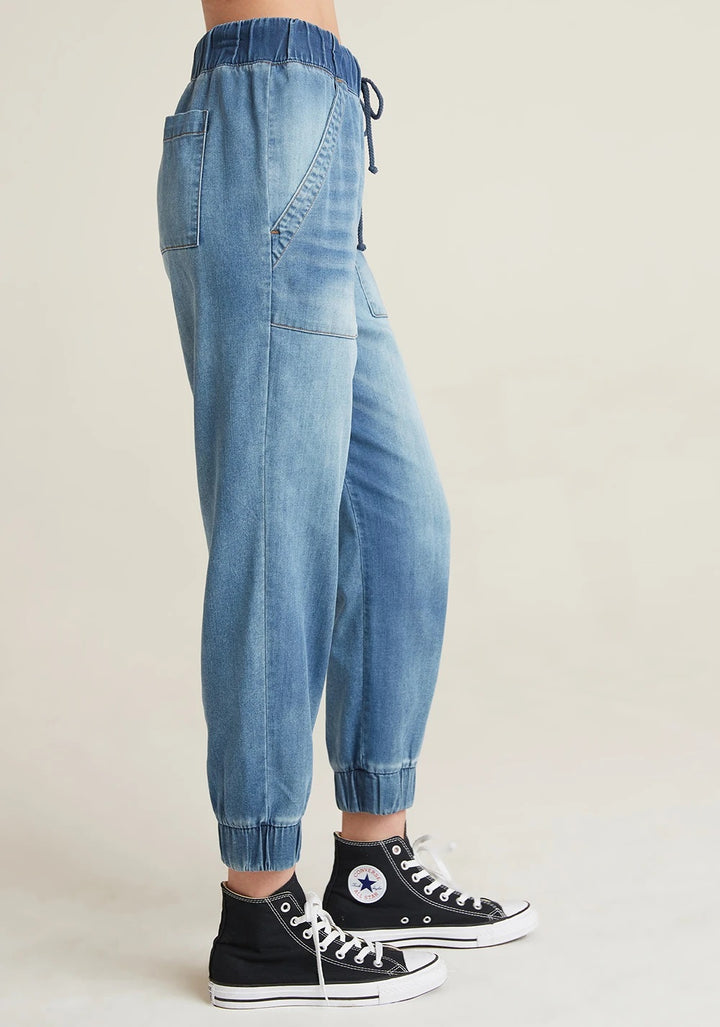 Bella Dahl - Pocket Jogger in Marina Wash Pants