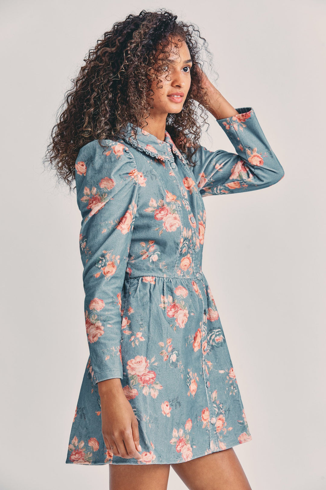 Love Shack Fancy - Beyers Dress in Faded Denim Blond Genius Love Shack Fancy - Beyers Dress in Faded Denim Blond Genius