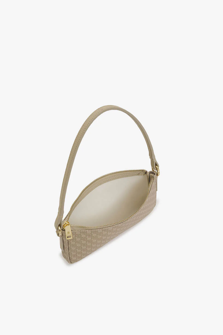 Anine Bing - Bianca Bag in Beige Monogram
