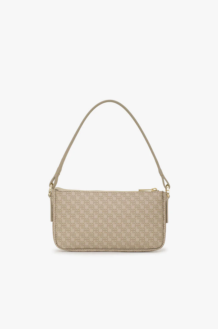 Anine Bing - Bianca Bag in Beige Monogram
