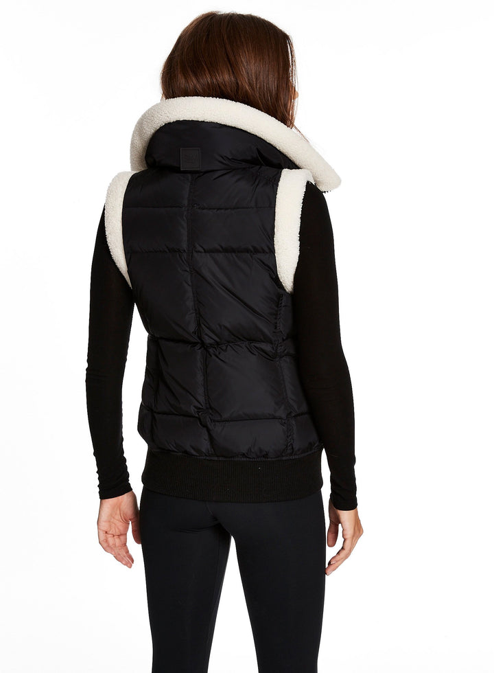 SAM - Billie Vest in Matte Black Jacket