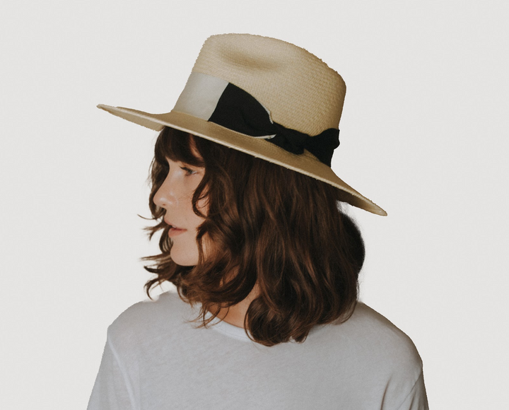 Freya - Birch Hat in Tuxedo