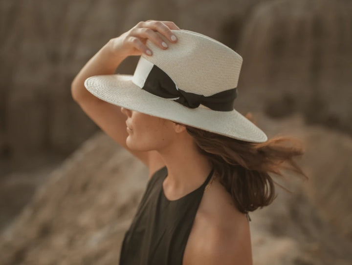 Freya - Birch Hat in Tuxedo