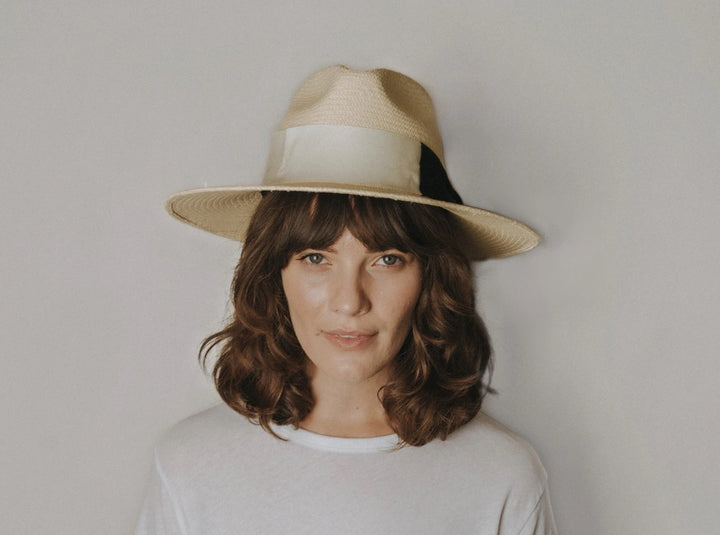 Freya - Birch Hat in Tuxedo