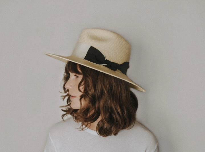 Freya - Birch Hat in Tuxedo