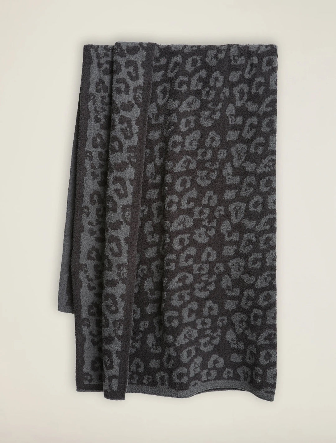 Barefoot Dreams - CozyChic Barefoot in the Wild Adult Throw in Graphite/Carbon Leopard