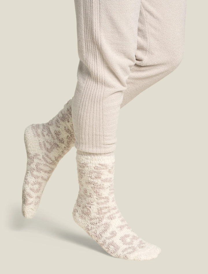 Barefoot Dreams - CozyChic Women's BITW Socks in Cream-Stone