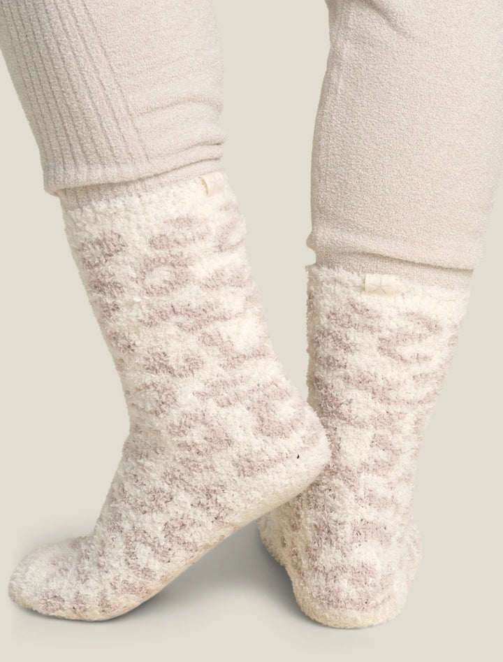 Barefoot Dreams - CozyChic Women's BITW Socks in Cream-Stone