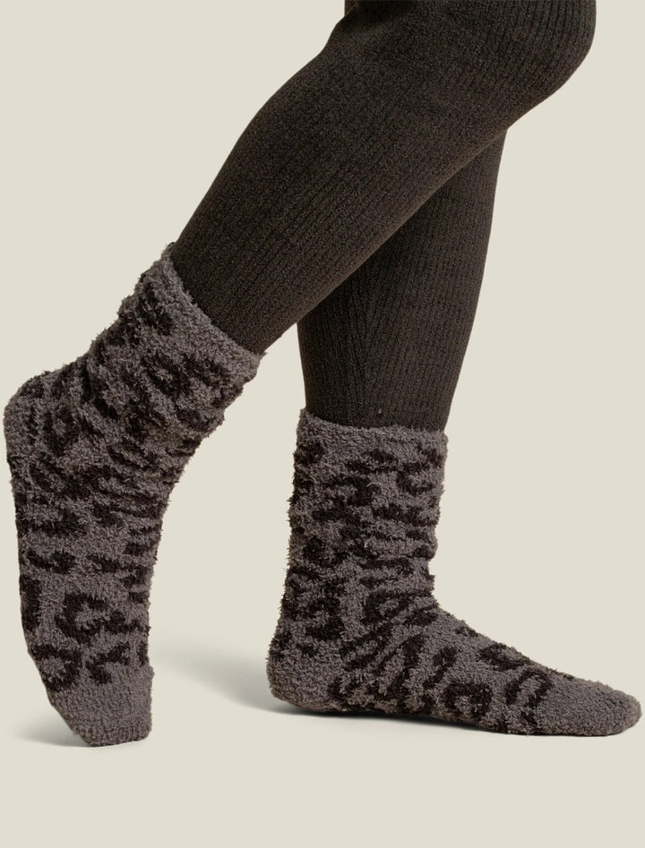 Barefoot Dreams - CozyChic Women's BITW Socks in Graphite Carbon