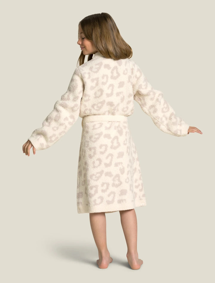 Barefoot Dreams - CozyChic Youth Barefoot in the Wild Robe in Cream-Stone