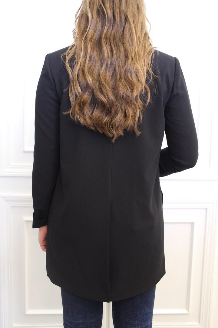Alice + Olivia - Jace Shawl Collar Oversize Blazer Black