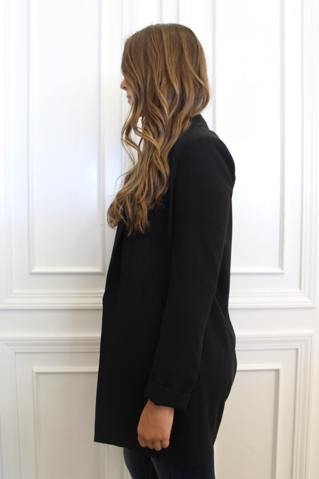 Alice + Olivia - Jace Shawl Collar Oversize Blazer Black