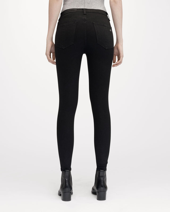 Rag & Bone - High Rise Ankle Skinny in Black