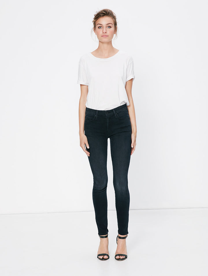 Mother Denim Mother - High Waisted Looker Skinny Blackbird at Blond Genius - 1