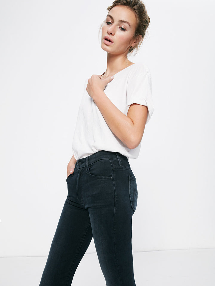 Mother Denim Mother - High Waisted Looker Skinny Blackbird at Blond Genius - 3
