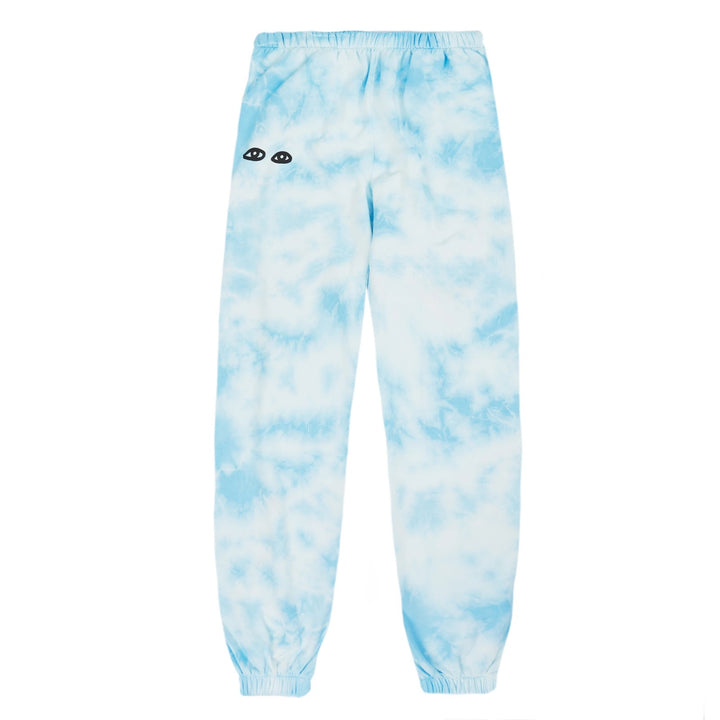 Clare V. - Sweatpants in Blue Tie Dye w/ Black Eyes