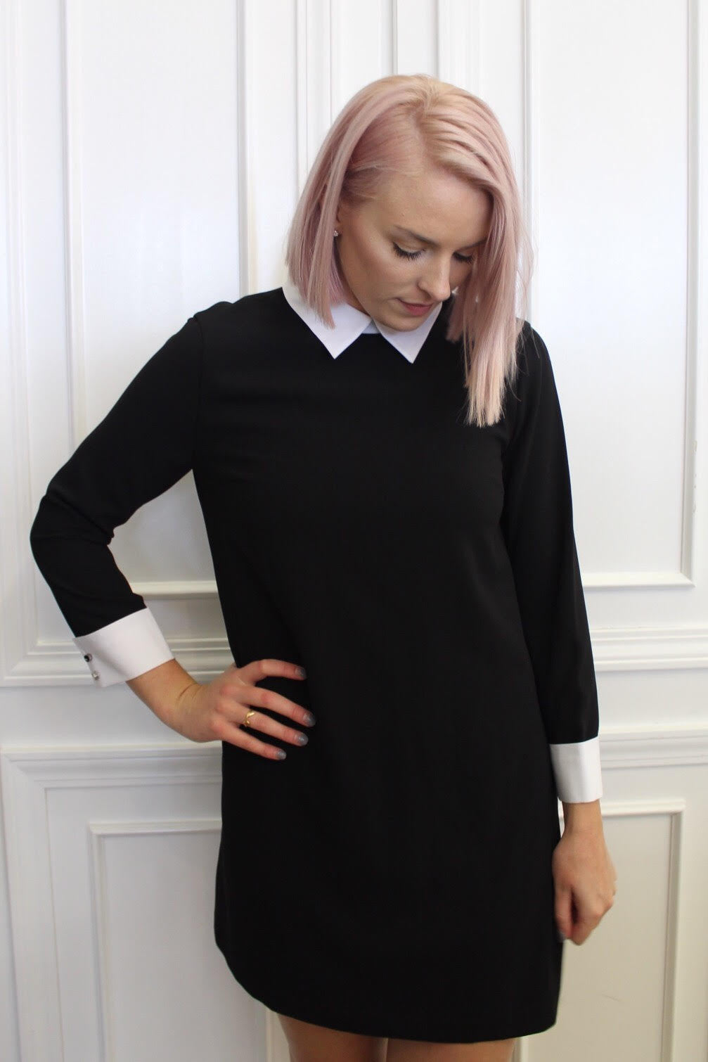 Alice + Olivia - Prudence Shift with French Cuffs