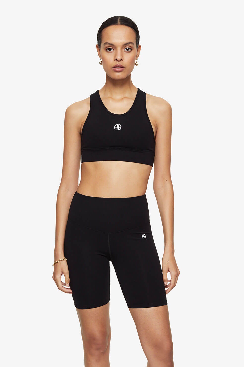 Anine Bing - Blake Biker Short in Black