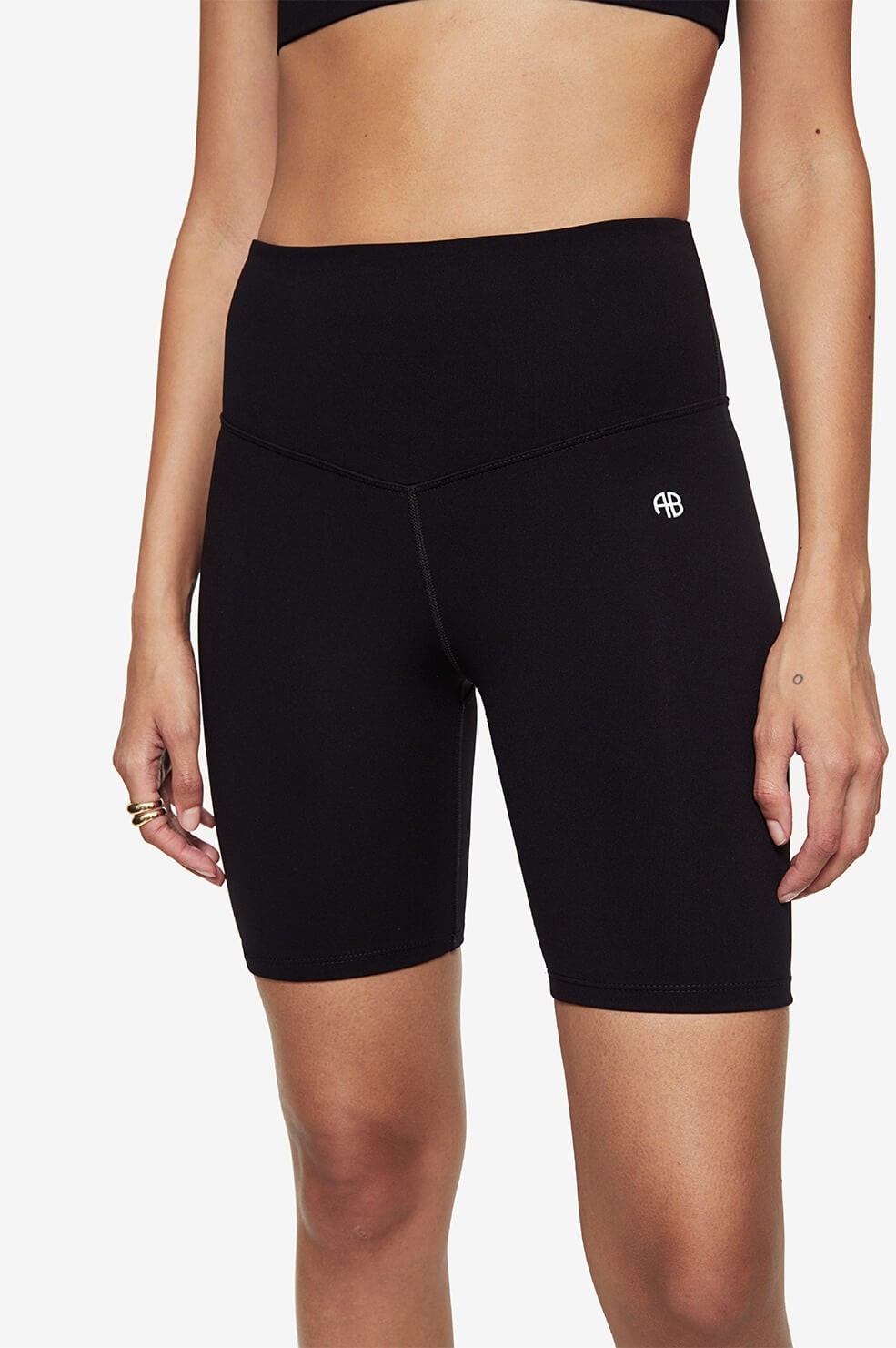 Anine Bing - Blake Biker Short in Black