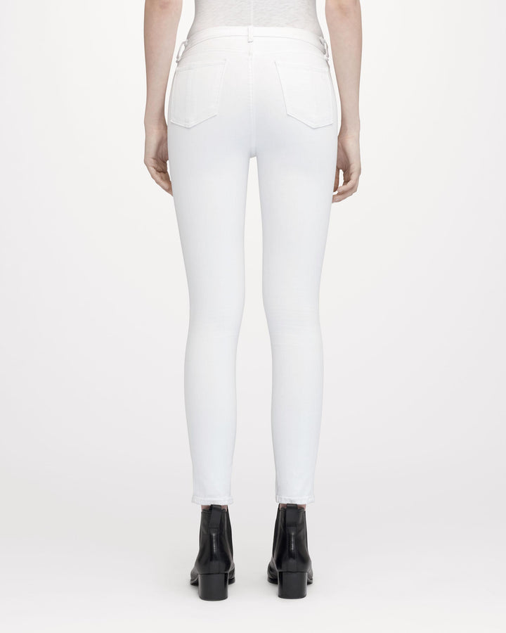 Rag & Bone - High Rise Ankle Skinny in Blanc
