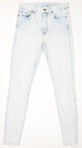 Seven for all Mankind- The HW Ankle Skinny Bleachedout