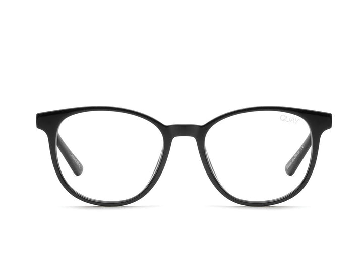 Quay - Blueprint in Black/Clear Blue Light Lens