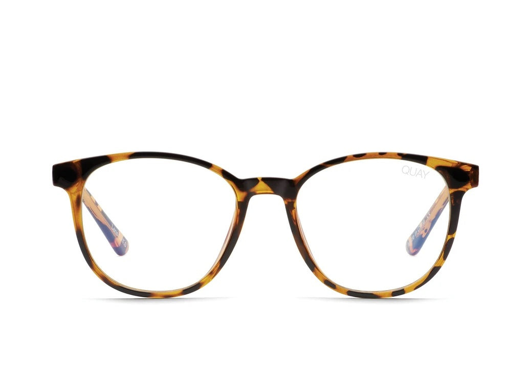 Quay Australia NoApologies Arctic Tort Frame/Blue Grad. Lens Limited Edition!!? NO APOLOGIES Angled Square Frame Sunglasses for Women – QUAY main image 3