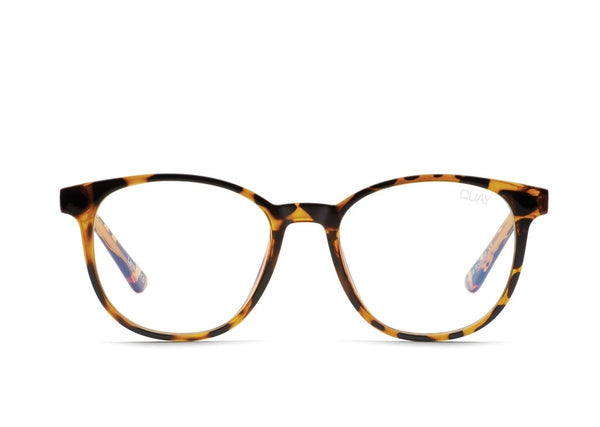 QUAY // ltd ed rectangle bevel tortoise frame blue light glasses Quay Australia | Accessories | Quay Yada Yada Bluelight  main image 3