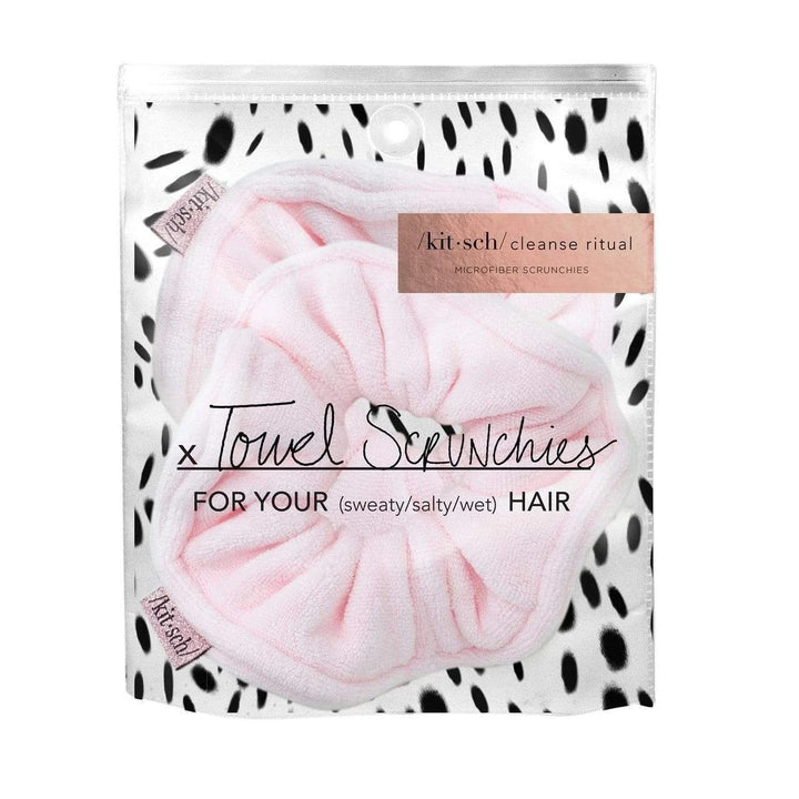 Kitsch - Microfiber Towel Scrunchies in Blush