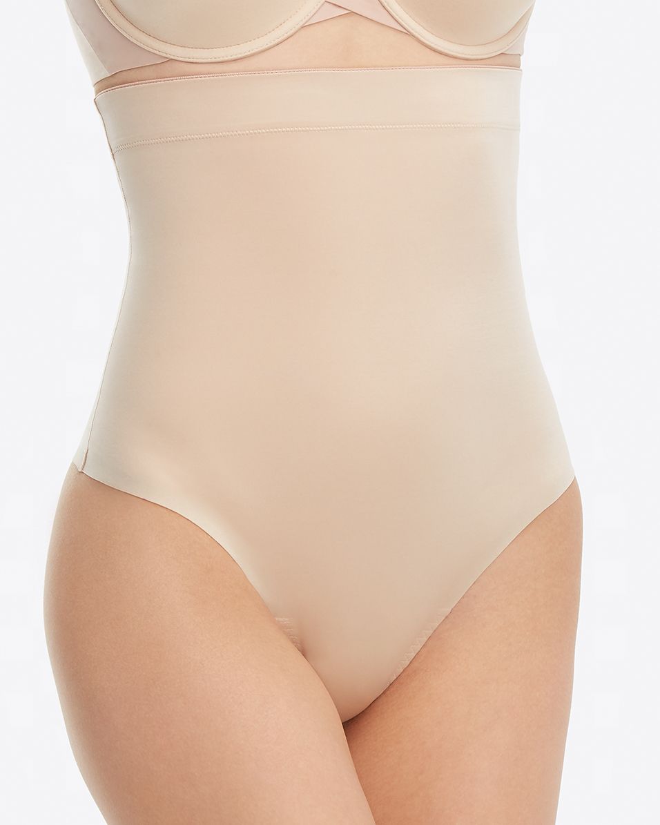 Spanx - Suit Your Fancy High Waisted Thong in Champagne Beige