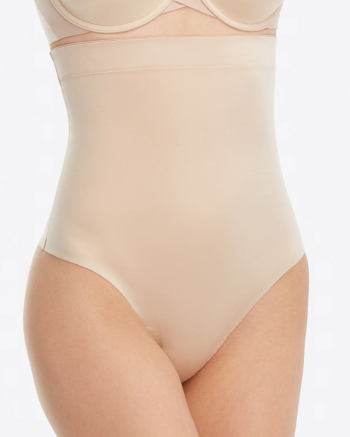 Spanx - Suit Your Fancy High Waisted Thong in Champagne Beige
