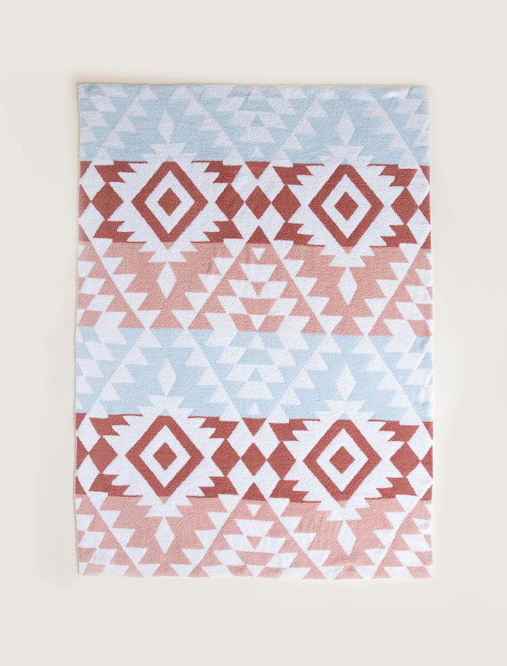 Barefoot Dreams - Cozychic Bonfire Blanket 45"x60" in Geo Multi