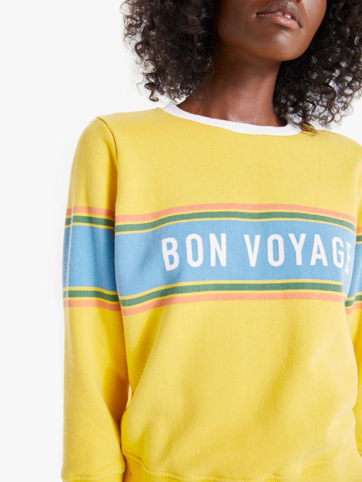 Mother - The 3/4 Sleeve Koozie Sweatshirt Bon Voyage