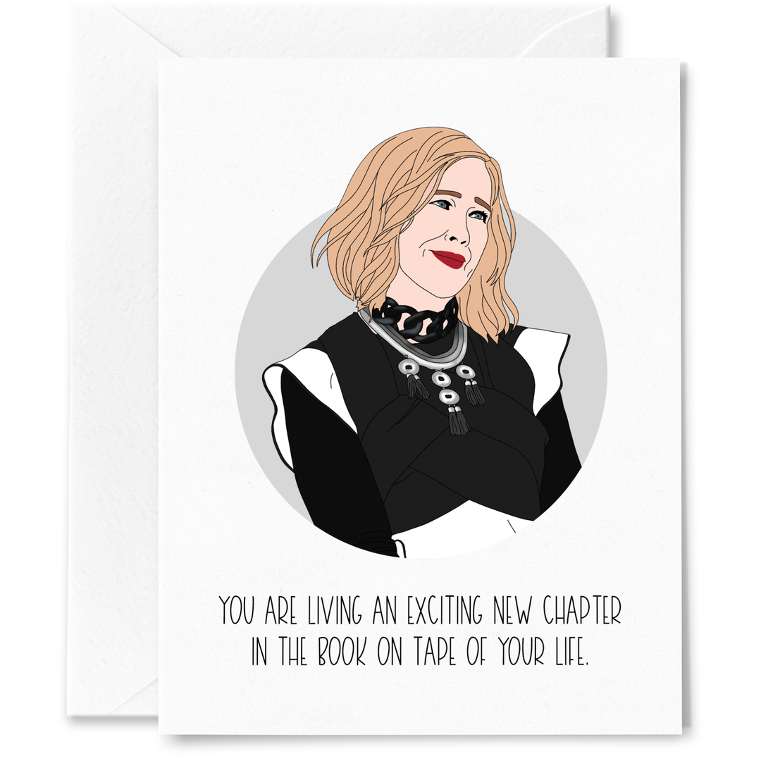 Sammy Gorin - Schitt's Creek Moira Book on Tape Card