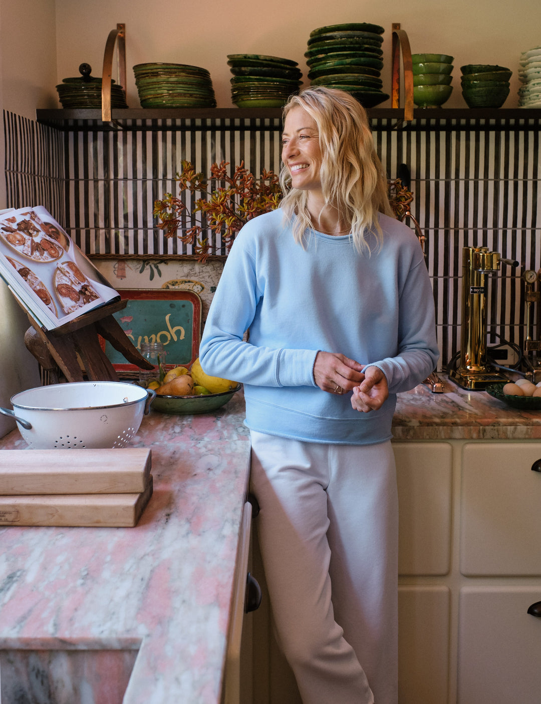 Frank & Eileen - Boyfriend Crew Neck Sweatshirt in French Blue