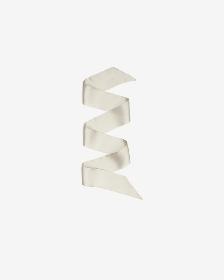 Manner Market - The Brigitte Skinny Scarf in Ivory