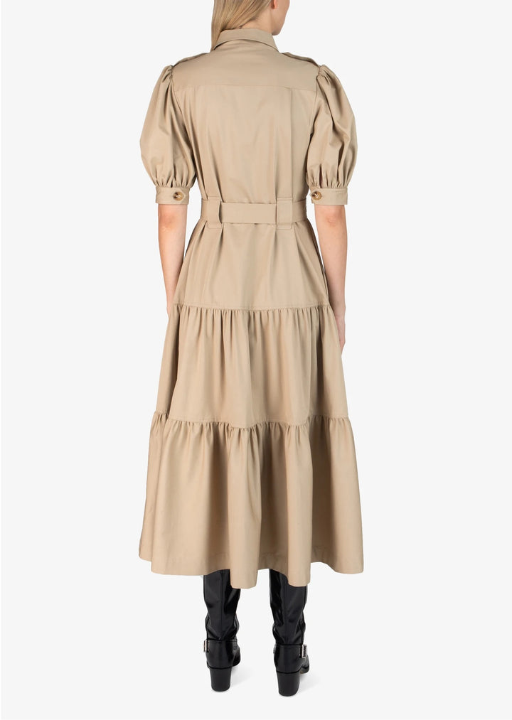 Derek Lam 10 Crosby - Buffy Utility Maxi Dress in Khaki