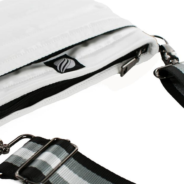 Think Royln - Bum Bag / Crossbody White Patent Handbag