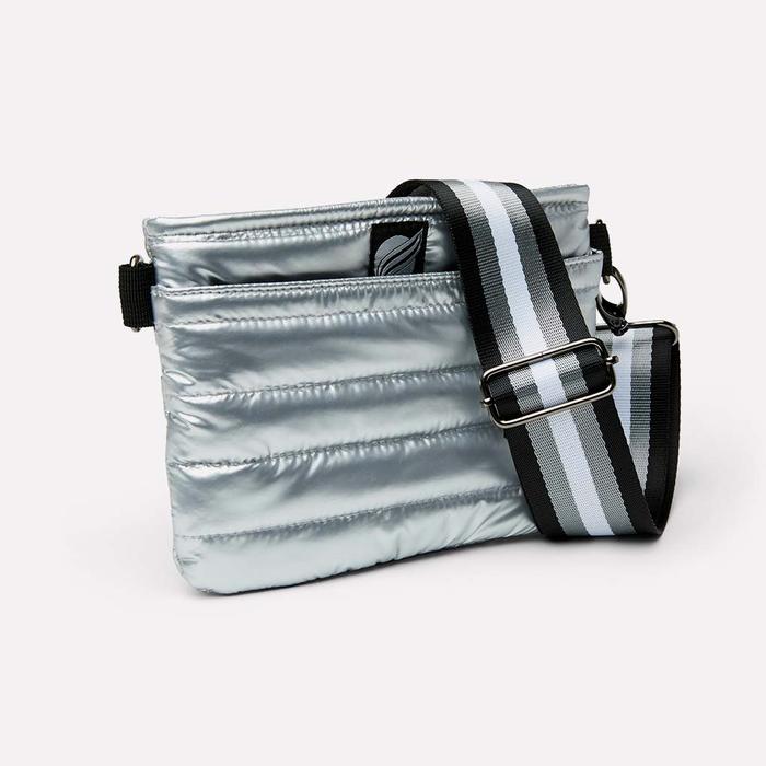 Think Royln - Bum Bag/Crossbody in Pearl Silver
