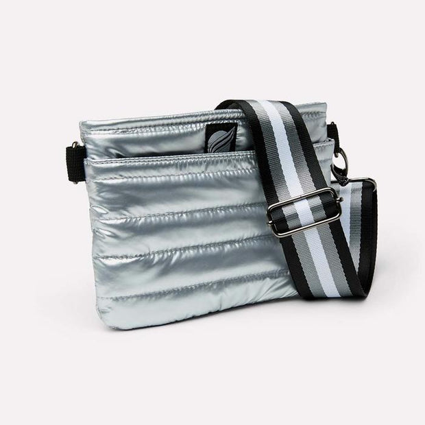 Think Royln - Bum Bag/Crossbody in Pearl Silver