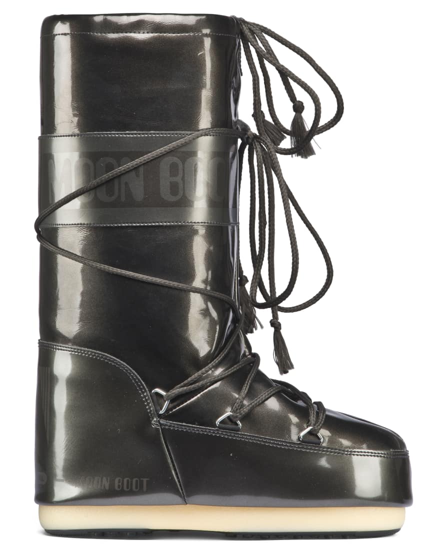 Moon Boot - Vinile Met Boots in Black