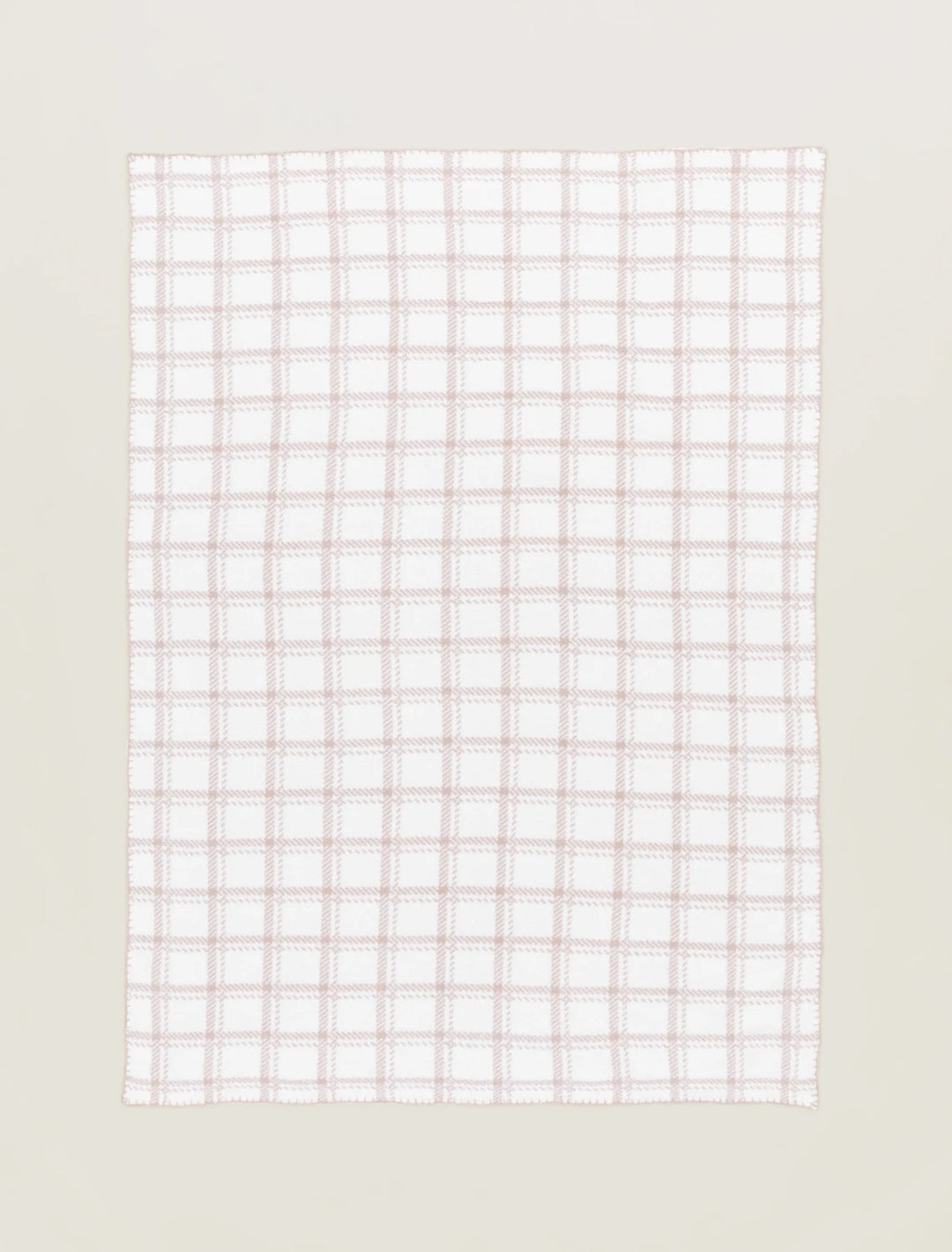 Barefoot Dreams - Cozychic Cabin Throw 54"x72" in Pearl/Tan