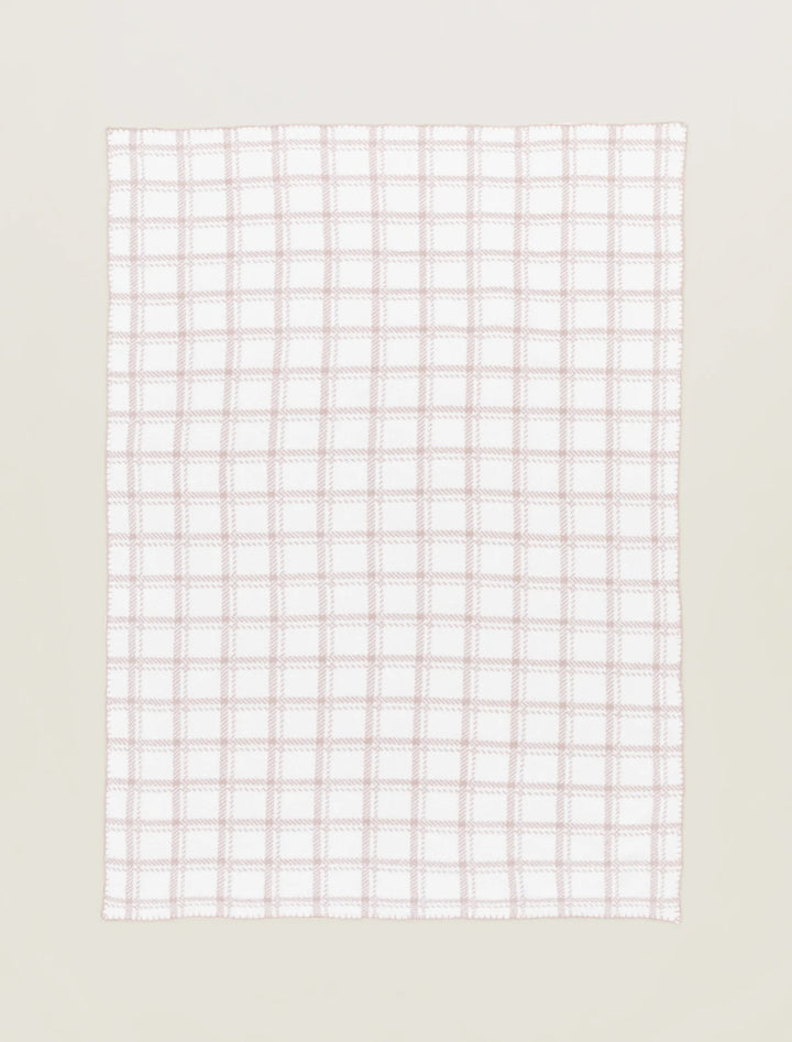 Barefoot Dreams - Cozychic Cabin Throw 54"x72" in Pearl/Tan