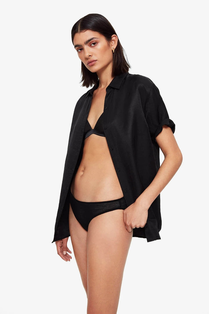 Anine Bing - Callie Panty in Black Knit