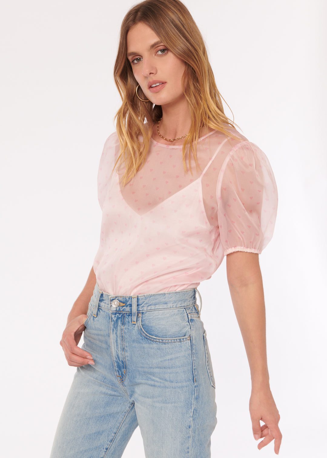 Cami NYC - Bethany Bodysuit in Hearts Bodysuits