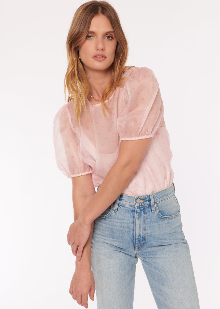 Cami NYC - Bethany Bodysuit in Hearts Bodysuits